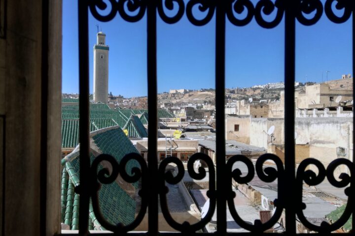 Vistas Medina desde ventana norte de Marruecos - Instinto Mochilero