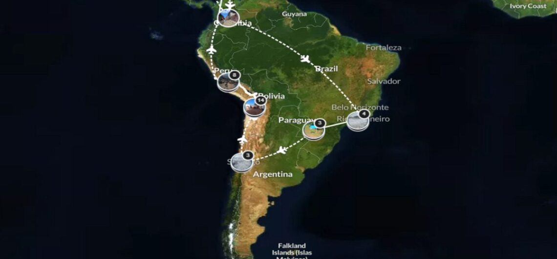 Ruta de 2 meses por Sudamérica